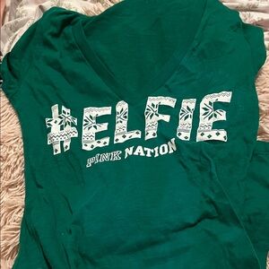 Green PINK Nation Graphic Tee